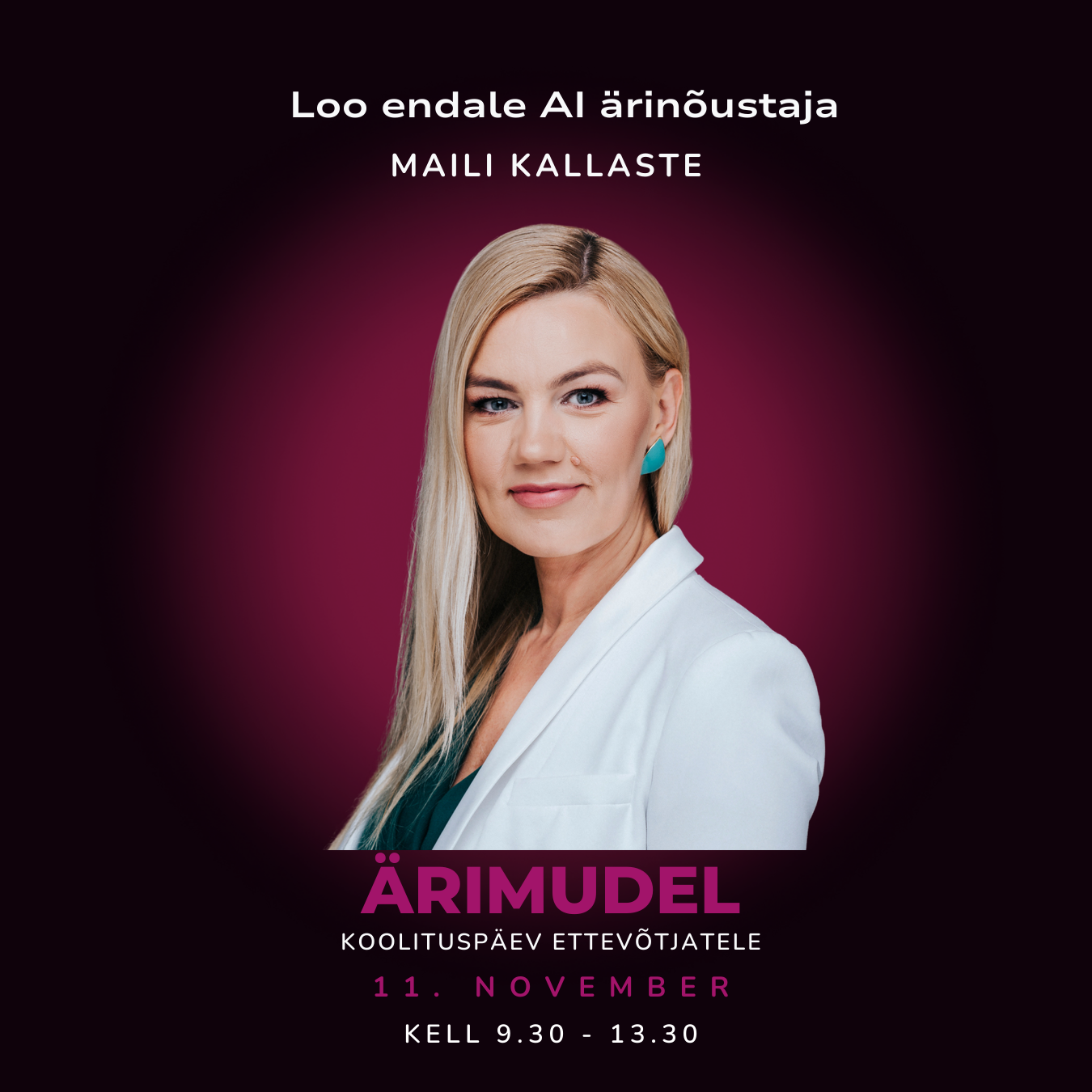 Muuda päevaga oma äri kasumlikumaks (Maili Kallaste 11. nov)